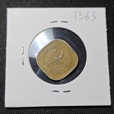 KK钱币收藏小铺  第415期 2月预留时间 周末发货 1963巴基斯坦5派沙 