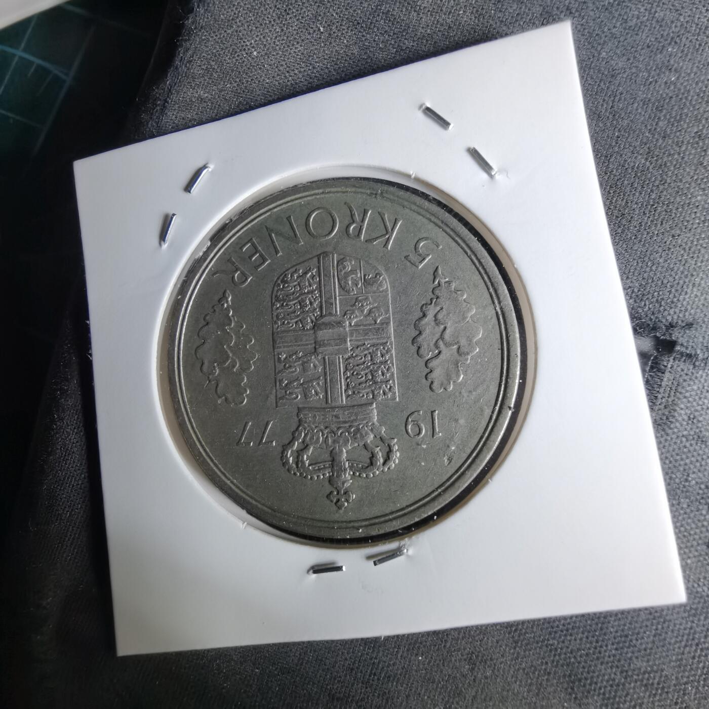 沼泽如烟--第1042场 丹麦1977年5克朗