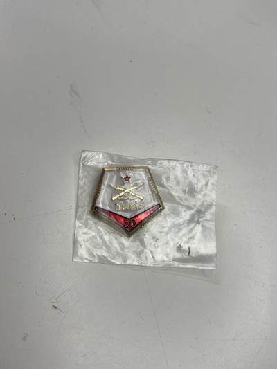 新时代收藏快速小拍 拍卖本周一线所得新货 4月2日场 - 淮海战役胜利30周年纪念章 华主席时期设立 发给还活着的淮海战役老兵 带原塑料袋