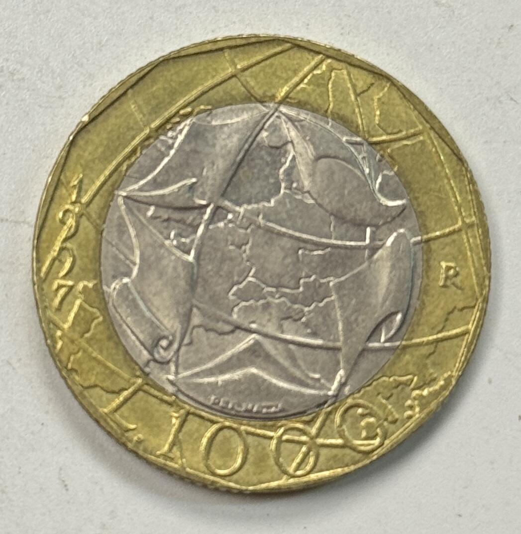 S&S Numismatic世界钱币-拍卖 第125期  意大利1997年1000里拉双色币