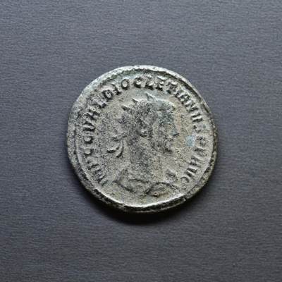 【良泉】4月16日【西方古代打制币】拍卖108件 - 公元289-290年【古罗马】戴克里先，最后的安敦尼洗银币，2.94克