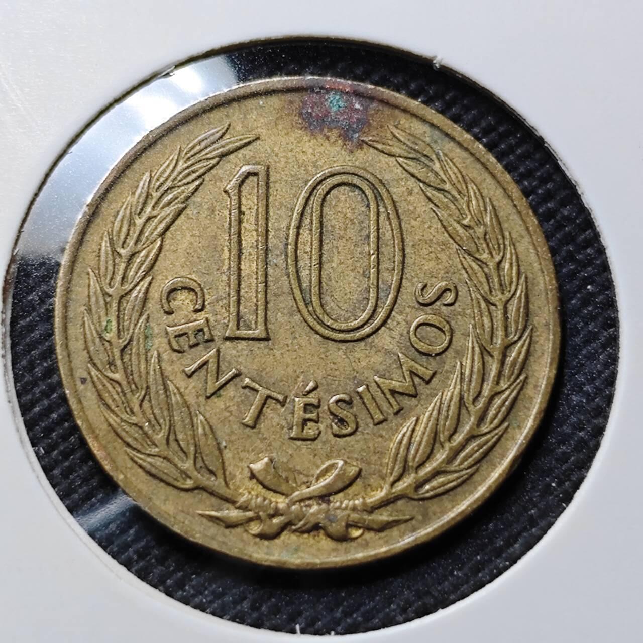 KK钱币收藏小铺  第414期 2月预留时间 周末发货 1960乌拉圭10分