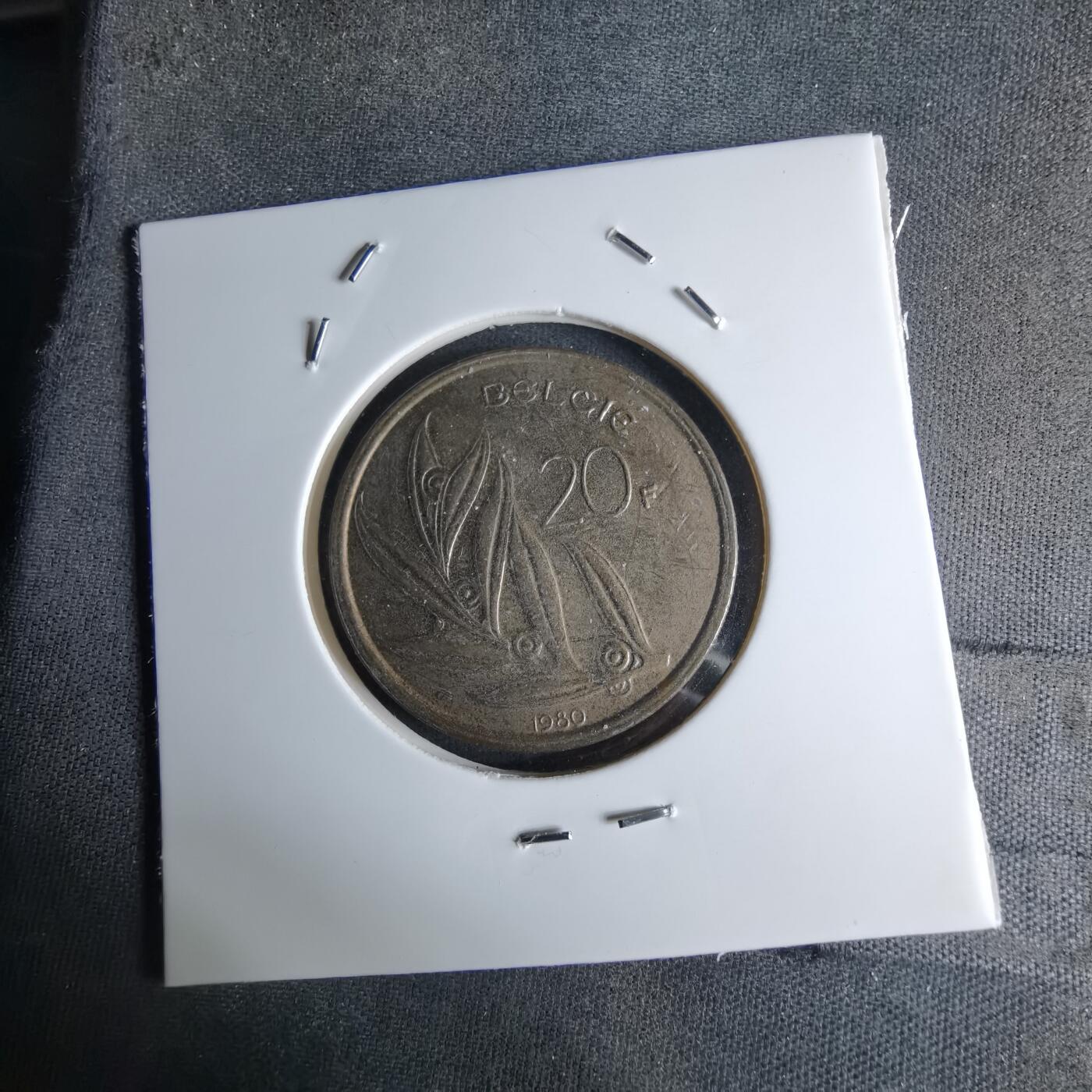 沼泽如烟--第1042场 比利时1980年20法郎