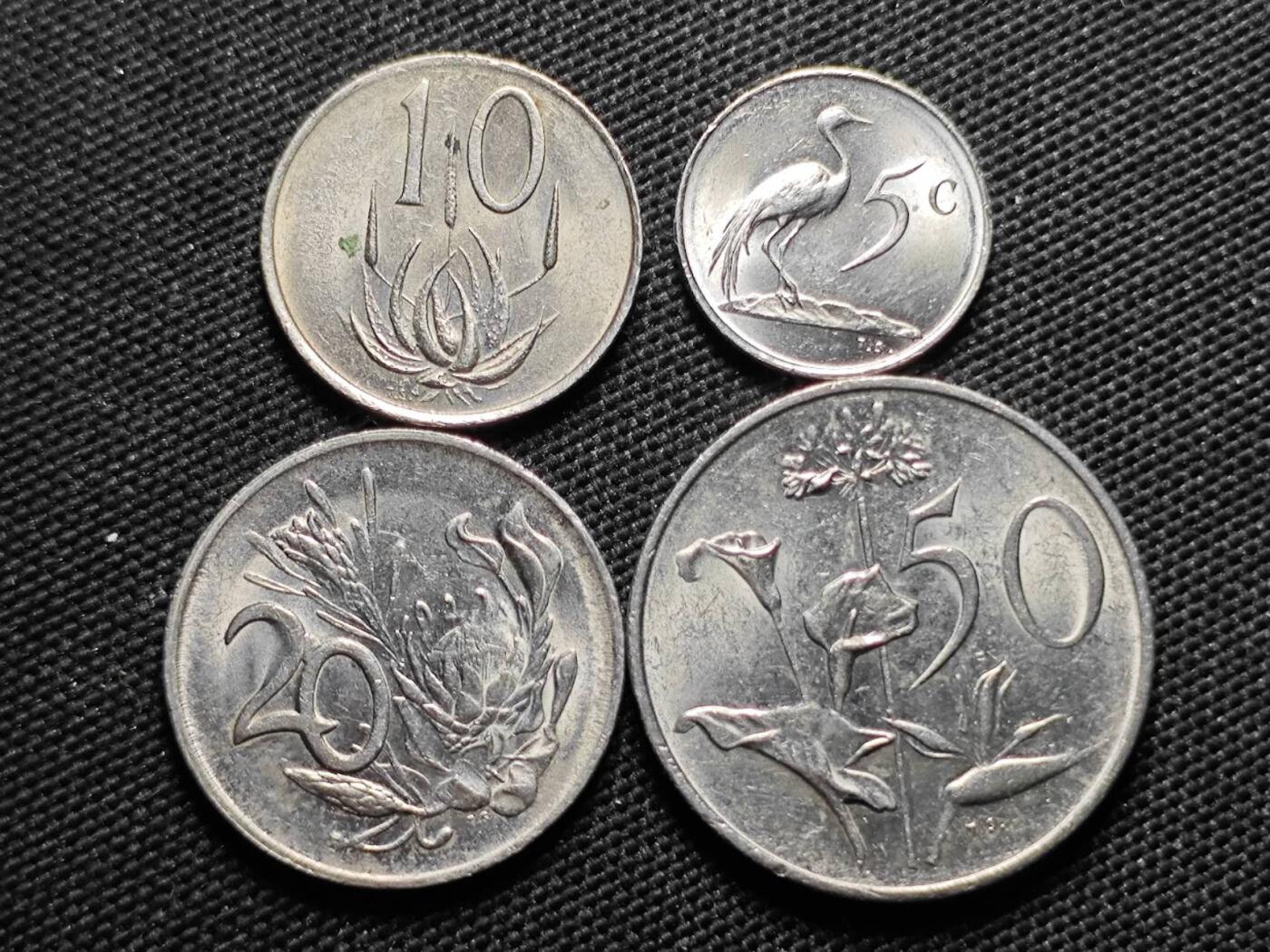 KK钱币收藏小铺  第414期 2月预留时间 周末发货  南非一组