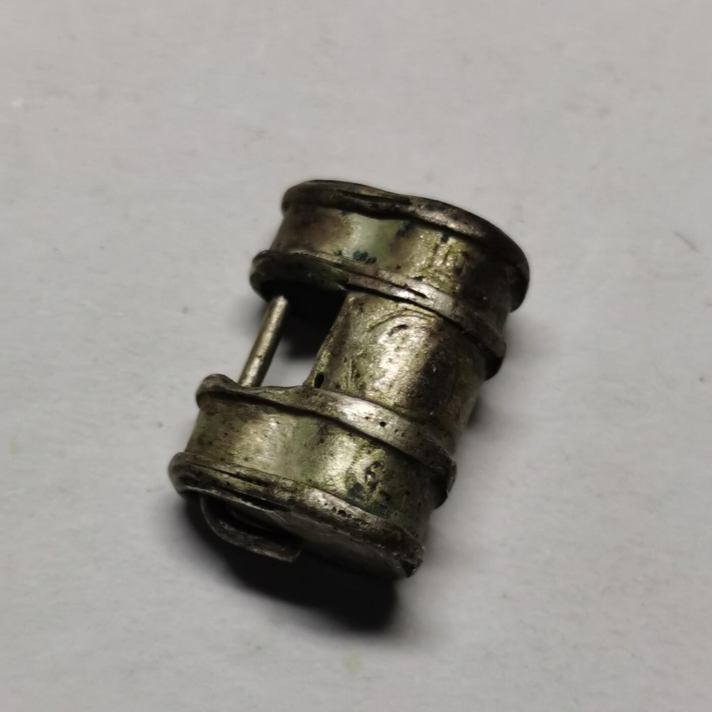 杂件专场108期 清代小银锁，带款