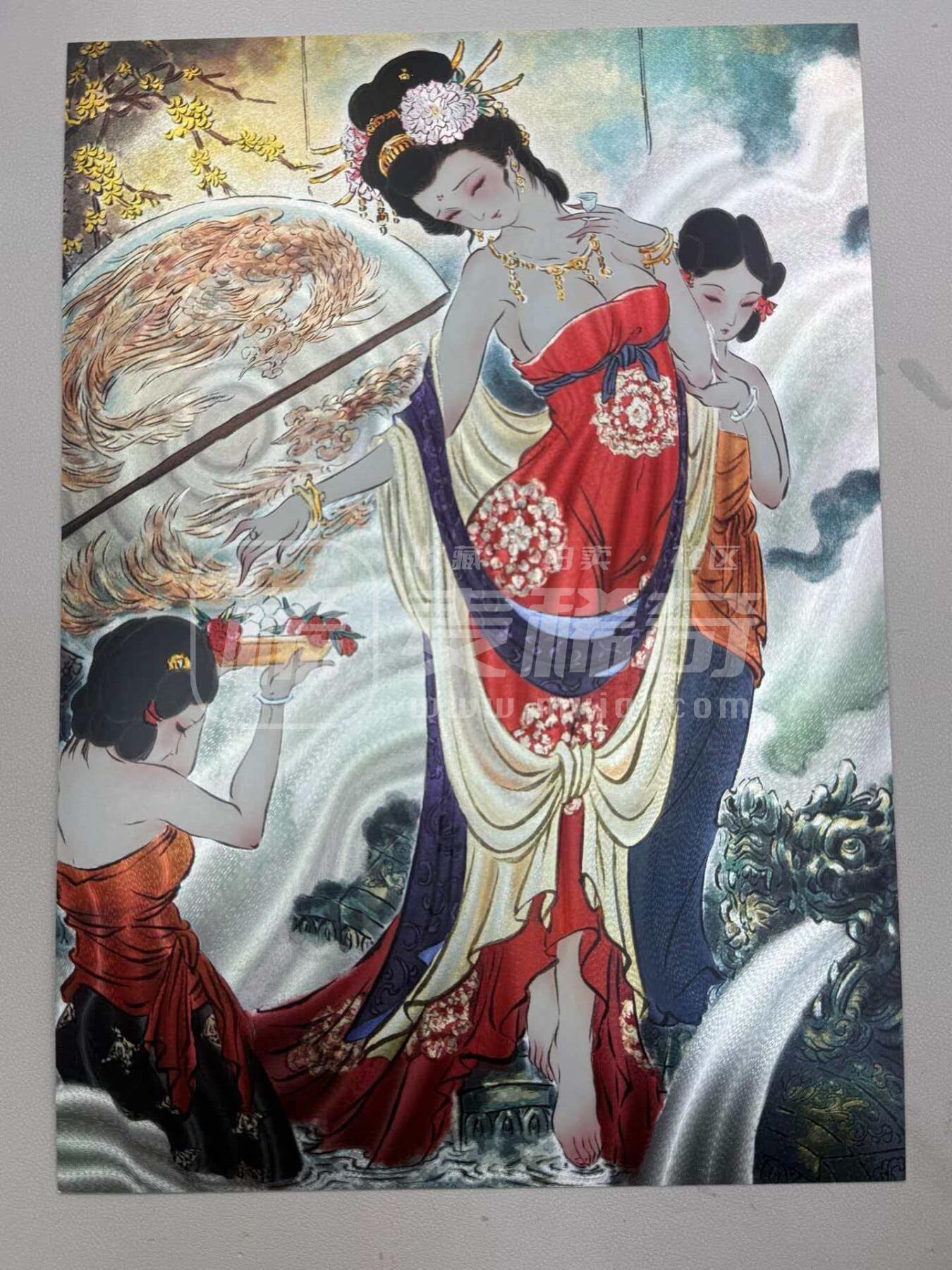 阳大大卡牌拍卖第107期（持续收拍品，周五晚上九点截拍，进群福利早知道） 【A4粗闪】焱卡文化 彫仙 四大美人 貂蝉＋王昭君＋杨玉环＋西施  限编888/888 直播间打榜福利，非常稀缺