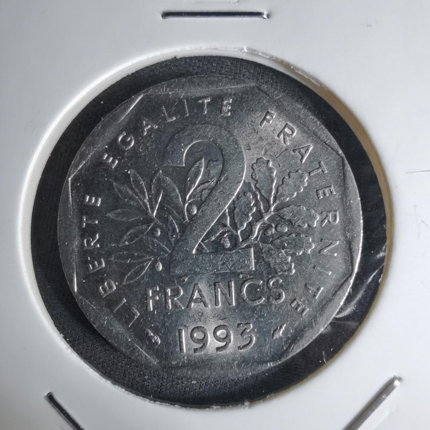 沼泽如烟--第1042场 法国1993年2法郎