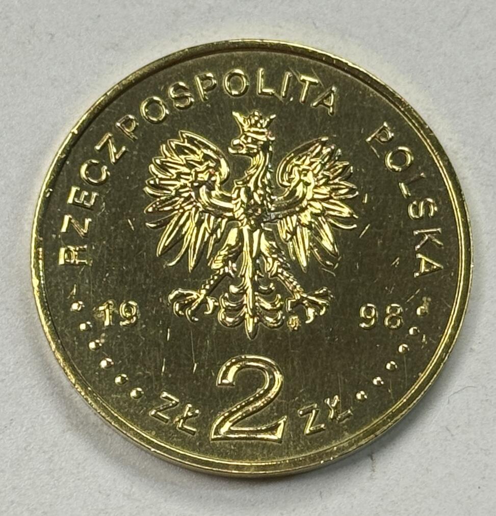 S&S Numismatic世界钱币-拍卖 第125期  波兰1998年 民族英雄亚当·密茨凯维奇诞辰200周年 2兹罗提纪念币