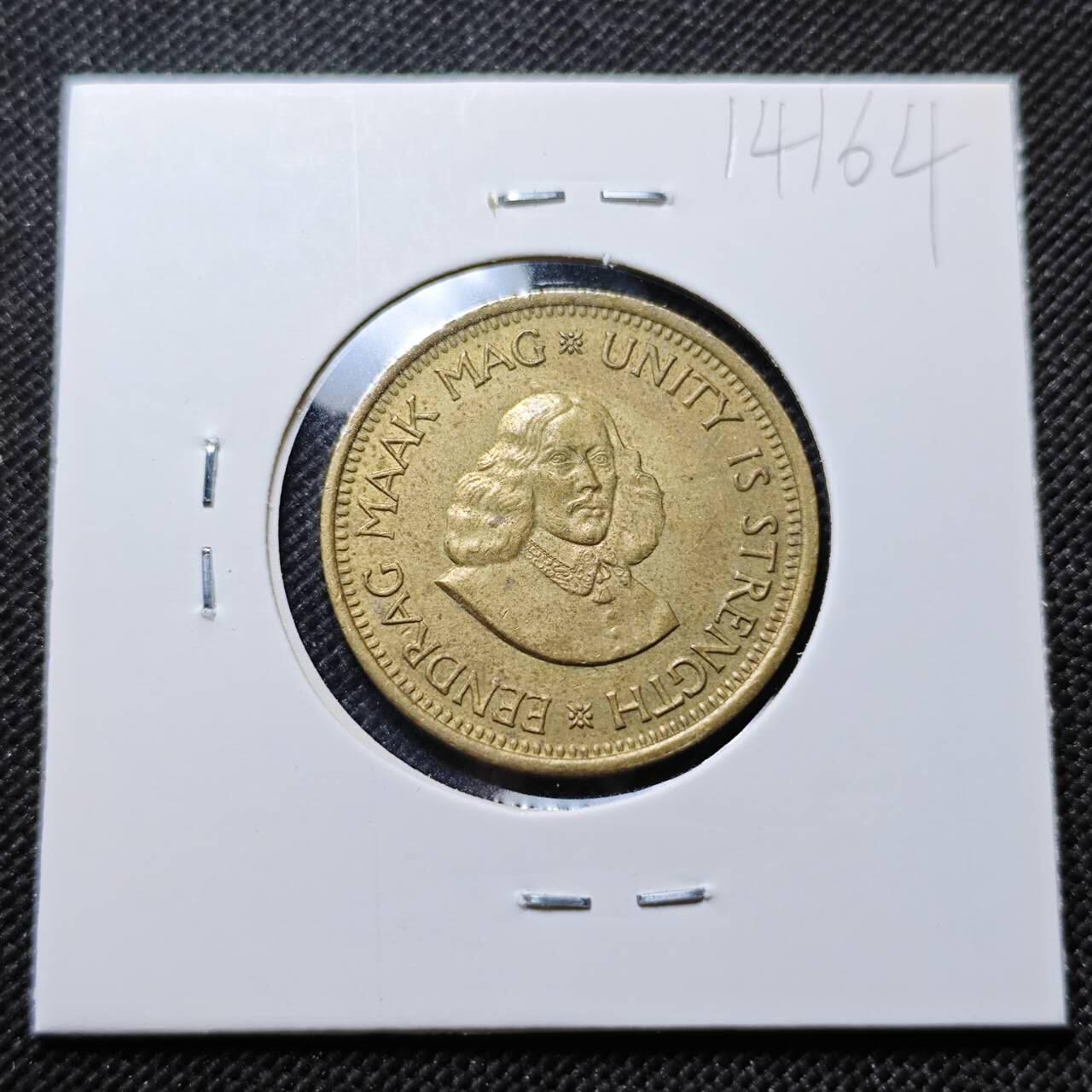 KK钱币收藏小铺  第414期 2月预留时间 周末发货  1964南非1/2分