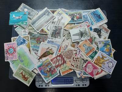 博彦收藏    4月8日 8点 邮票专场 - 外国邮票一组 重10克左右 部分有瑕疵 部分上品 