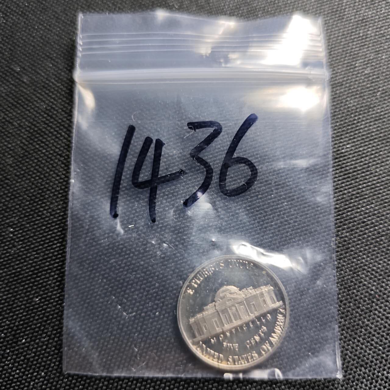 KK钱币收藏小铺  第414期 2月预留时间 周末发货 1984美国5分精制币