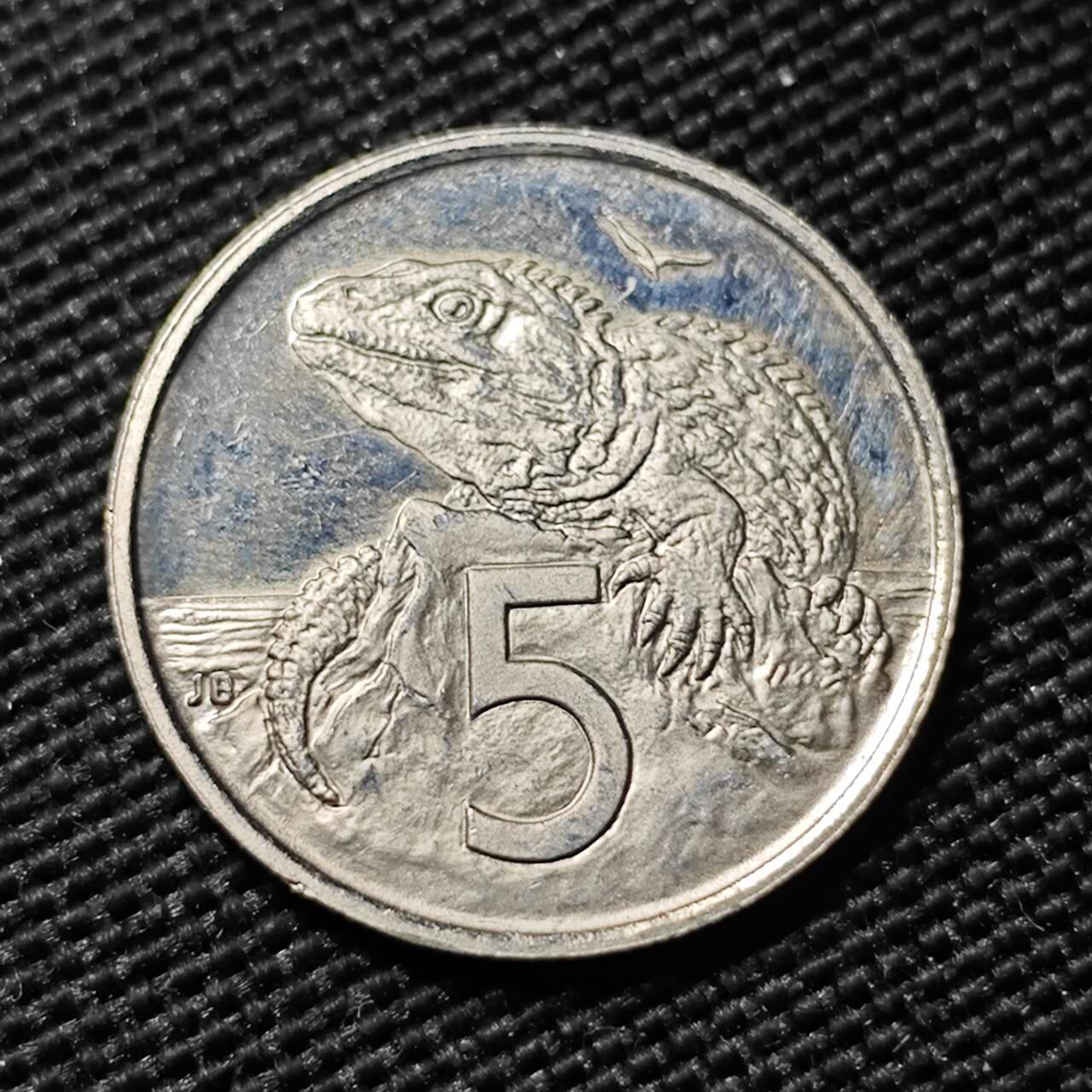 KK钱币收藏小铺  第414期 2月预留时间 周末发货 1984新西兰5分 精制币