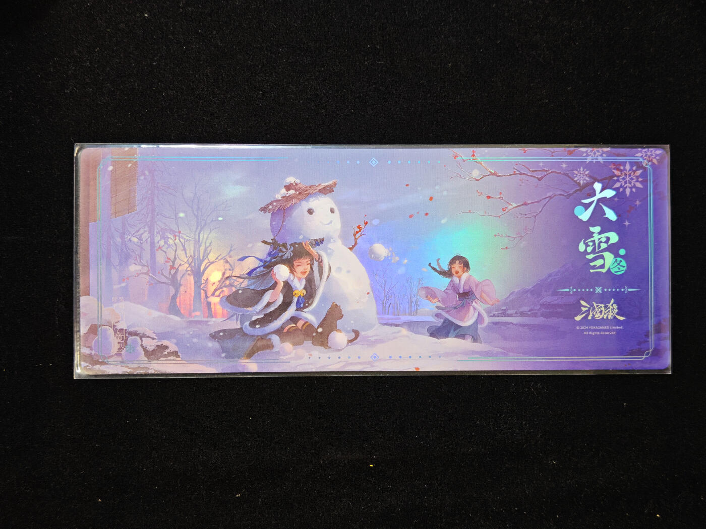 【持续收拍品】-琦卡当当铺～第40期★★~支持寄存★★~【9点40结束】扫码加群抽[包邮券]~ 三国杀 节气系列 镭射票 大雪 1张