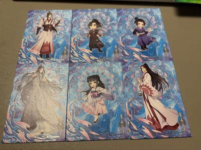 麦趣喜第四场 新品尝鲜专场 (4月2号周四晚上22点截拍，专注买家市场，福利拉满)  - 卡星魔道祖师 莲花卡 6张