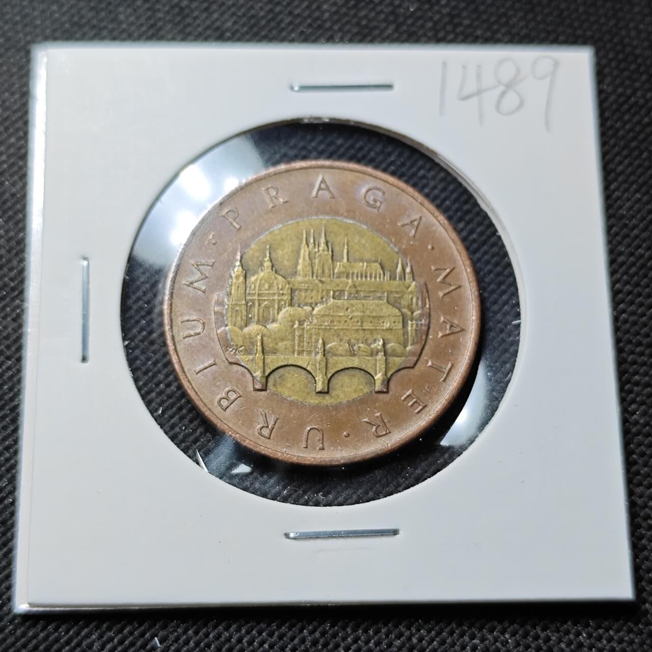 KK钱币收藏小铺  第414期 2月预留时间 周末发货 1993捷克50克朗