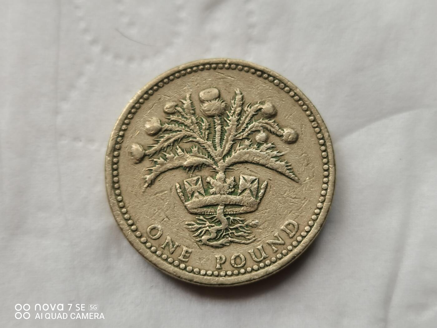 外国硬币 英国一英镑