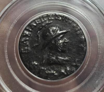 瓶子🏺第235期拍卖会 -  巴克特里亚 赫马厄斯比较少见的戴盔版4德银币原坑状态能字口能清理出来