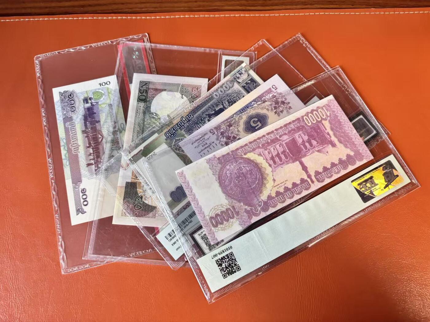 【Blue Auction】世界纸币精拍第802期——18级TOP拍卖/信誉/品质/专业/高效💫 【一组5张 含无47】多国评级币一组 如图所示