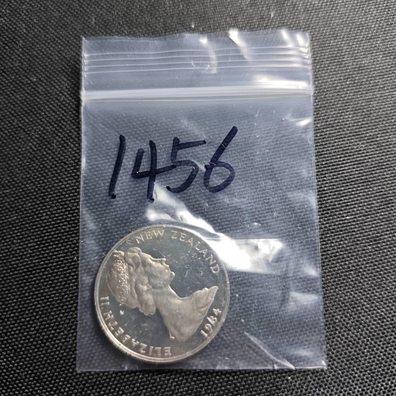 KK钱币收藏小铺  第414期 2月预留时间 周末发货 1984新西兰20分 精制币