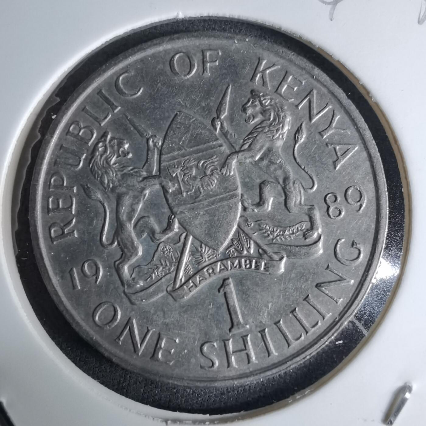 沼泽如烟--第1042场 肯尼亚1989年1先令