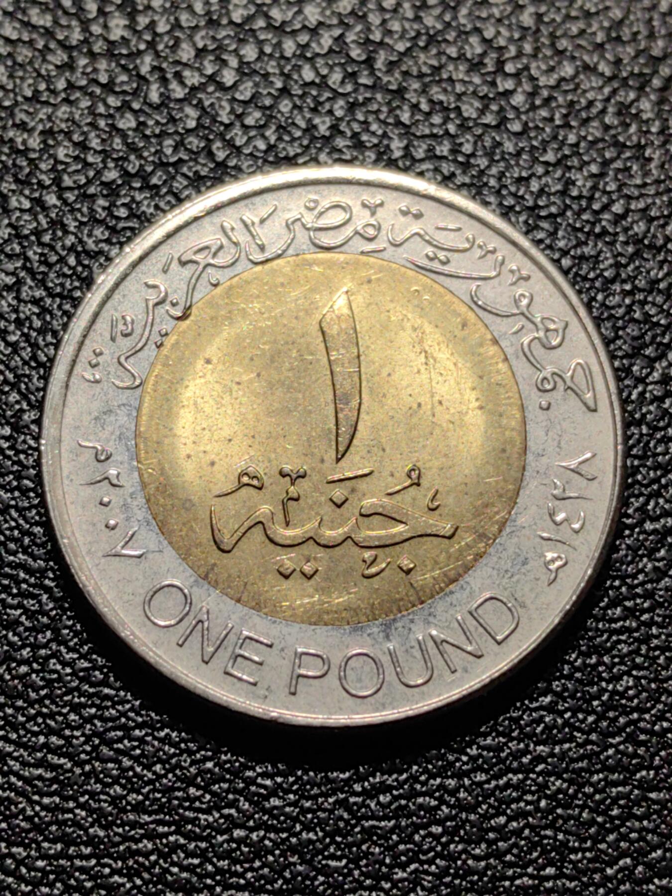 靖甫拍卖第八场 埃及1磅 有磁