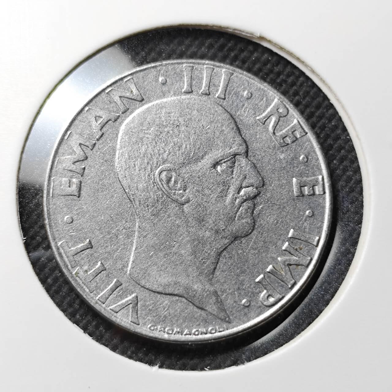 KK钱币收藏小铺  第414期 2月预留时间 周末发货 1940意大利50分 