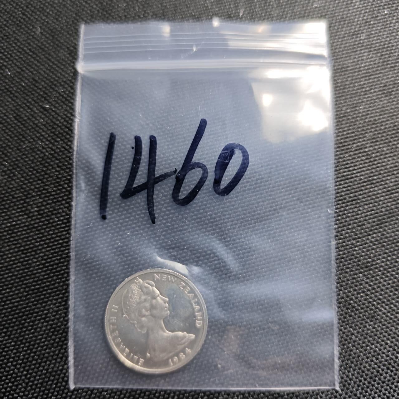 KK钱币收藏小铺  第414期 2月预留时间 周末发货 1984新西兰5分 精制币