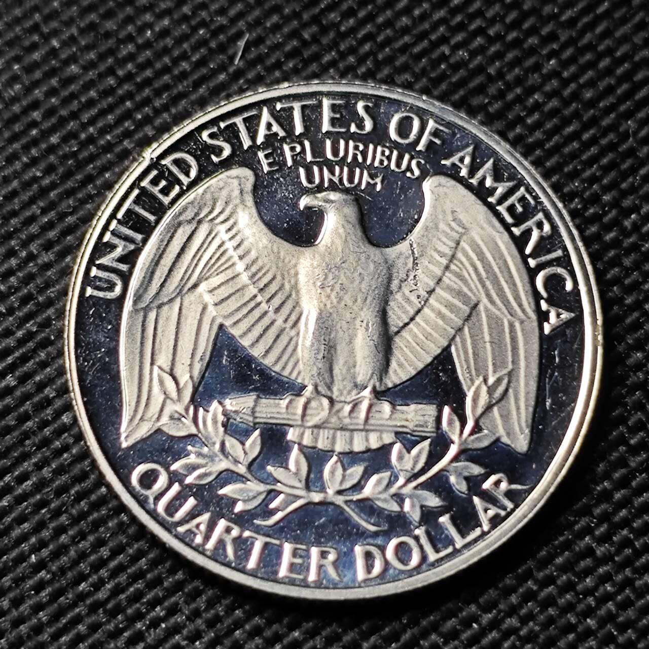 KK钱币收藏小铺  第414期 2月预留时间 周末发货 1983美国25分 精制币