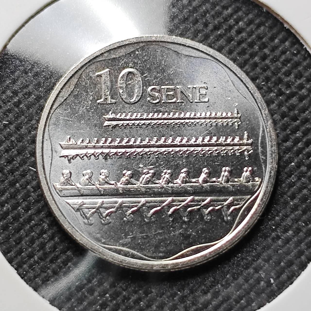 KK钱币收藏小铺  第414期 2月预留时间 周末发货 2011萨摩亚10分 