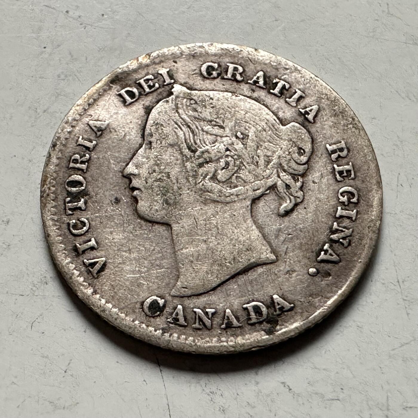 🌹外币初藏🌹🐯2026年第36场   每周二四六晚8️⃣点 接代拍 加拿大1898年维多利亚5分银币