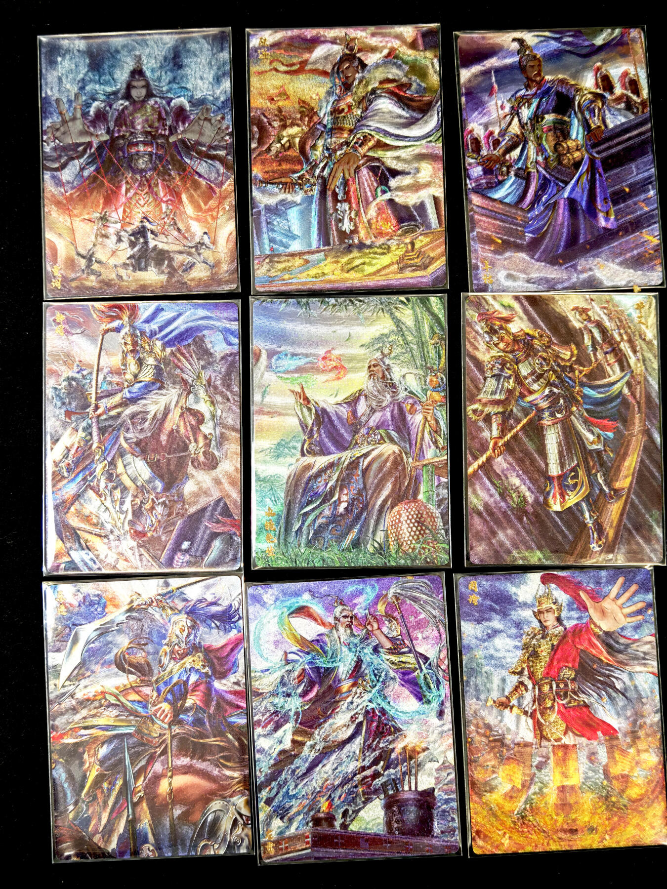 【持续收拍品】-琦卡当当铺～第40期★★~支持寄存★★~【9点40结束】扫码加群抽[包邮券]~ 卡玩帕克 雄图三国（完结弹） 第二十弹 粗闪 9张