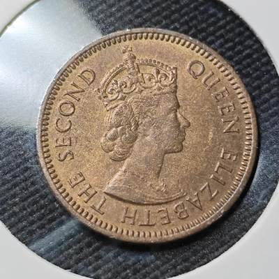 KK钱币收藏小铺  第415期 2月预留时间 周末发货 1955塞浦路斯3米尔铜币