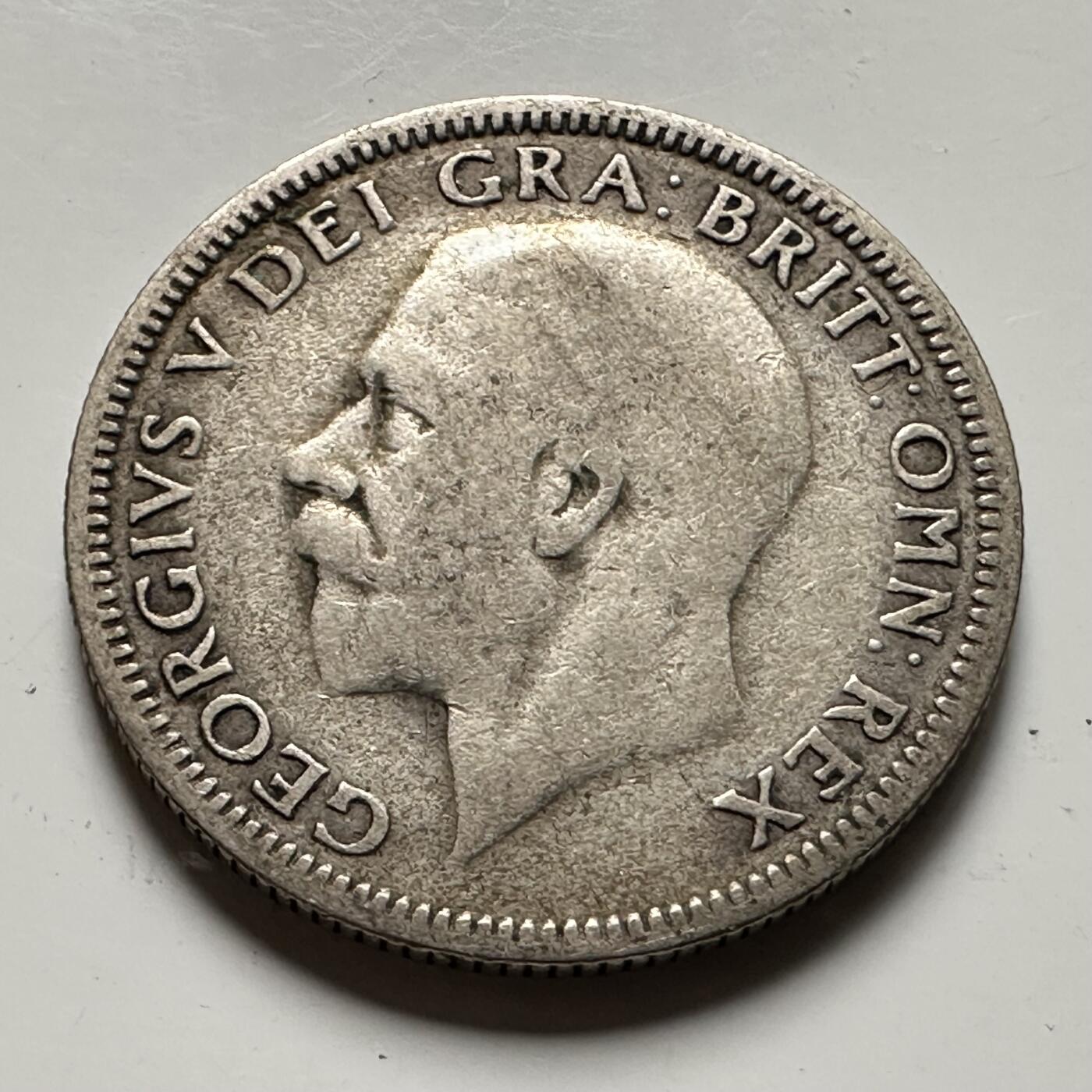 🌹外币初藏🌹🐯2026年第36场   每周二四六晚8️⃣点 接代拍 英国 1929年1先令银币 50%银-5.66g-23.5mm a