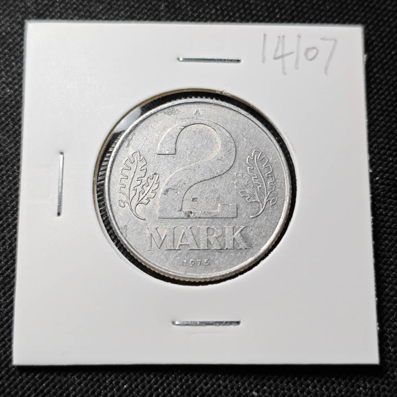 KK钱币收藏小铺  第414期 2月预留时间 周末发货 1975德国2马克 