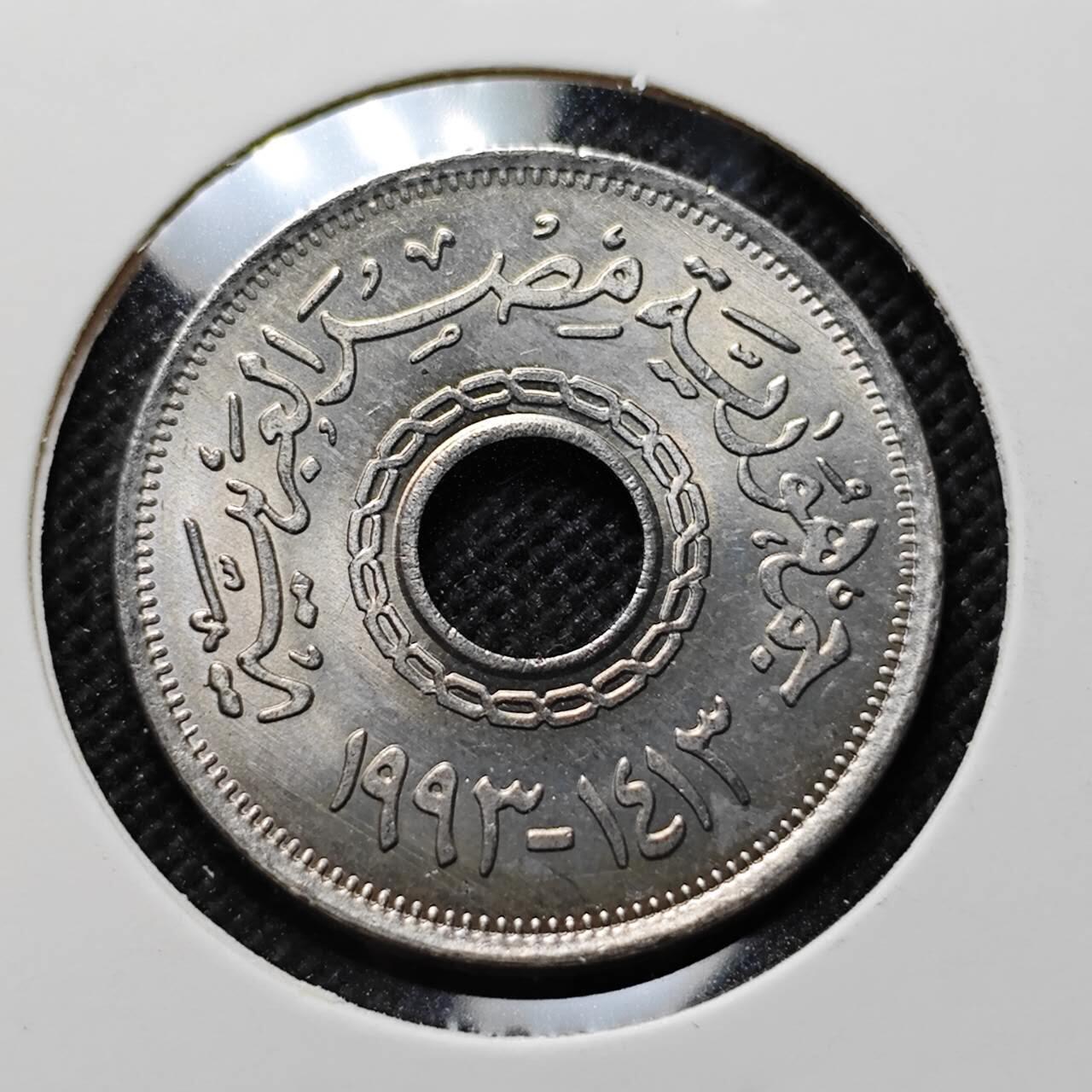 KK钱币收藏小铺  第414期 2月预留时间 周末发货 埃及25皮阿斯特 好品