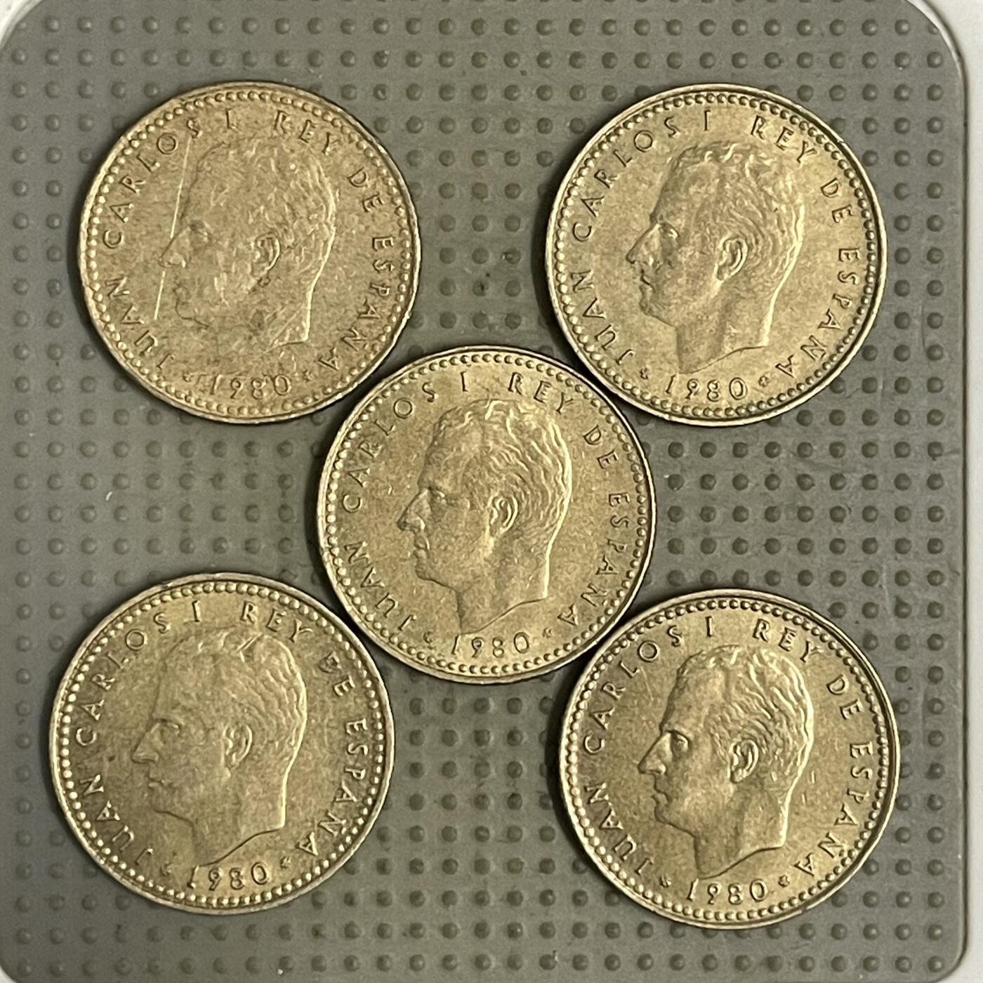 2026年第41场各国散币拍卖（总第191场） 西班牙1980年版世界杯1比赛塔5枚