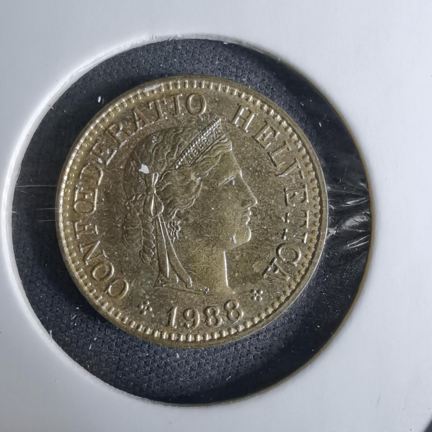 沼泽如烟--第1042场 瑞士1988年五分