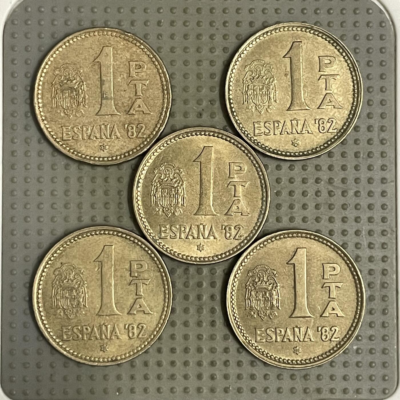 2026年第41场各国散币拍卖（总第191场） 西班牙1980年版世界杯1比赛塔5枚