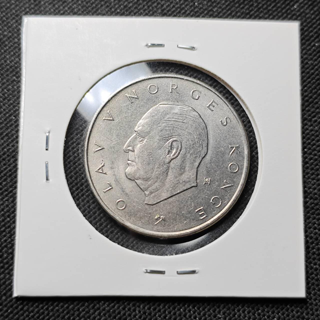 KK钱币收藏小铺  第414期 2月预留时间 周末发货  1978挪威5克朗