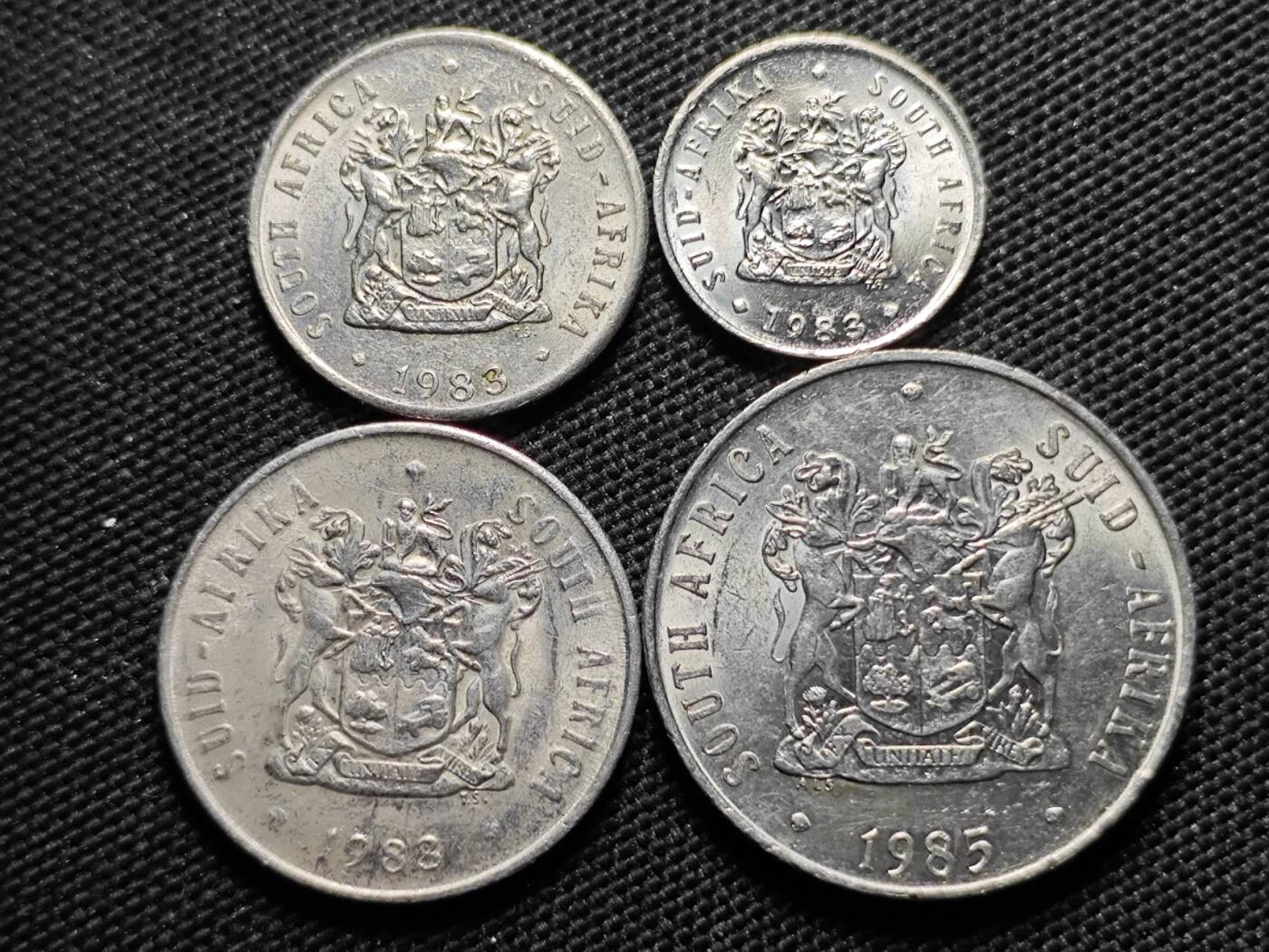 KK钱币收藏小铺  第414期 2月预留时间 周末发货  南非一组