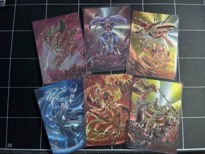 欢迎送拍、零成本上架，释放现金流，合理分配上拍卡品 - 【折光50编6张】罗琛 关羽、张飞、黄忠、诸葛亮、庞统、魏延 万享&三国