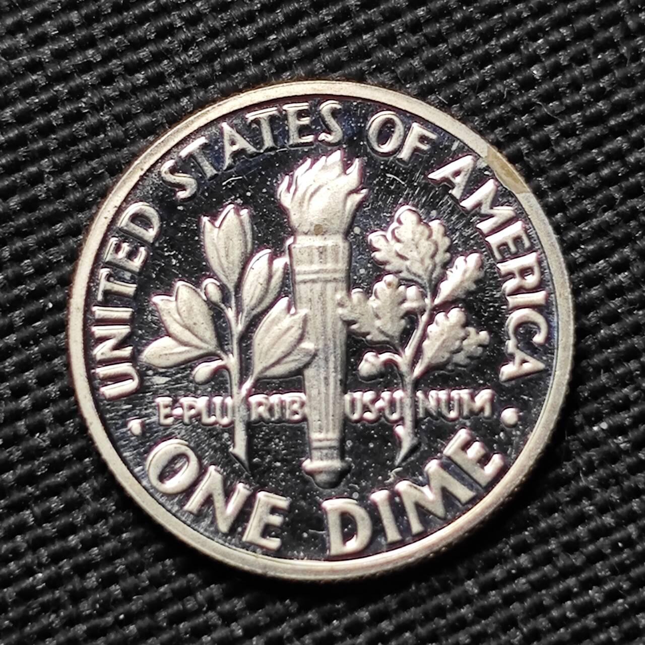 KK钱币收藏小铺  第414期 2月预留时间 周末发货 1984美国10分 精制币