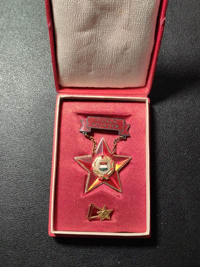 靖甫拍卖第八场 - 匈牙利劳动优秀证章 原盒略