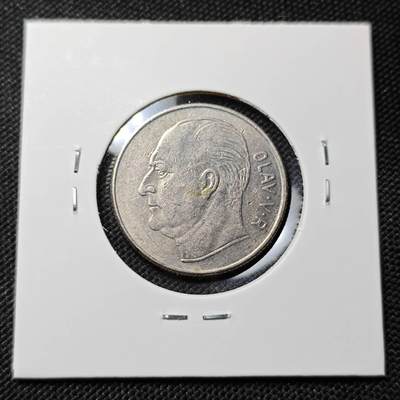 KK钱币收藏小铺  第415期 2月预留时间 周末发货 1972挪威1欧尔 动物版