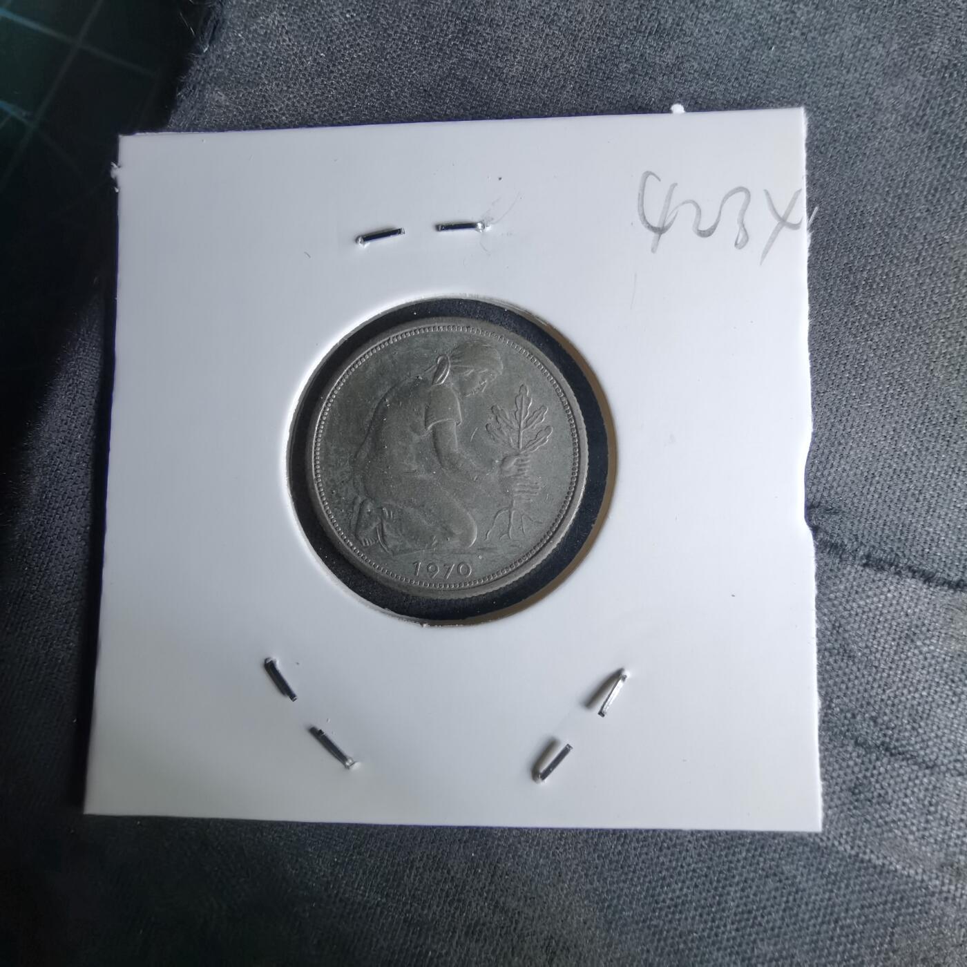 沼泽如烟--第1042场 德国1970年50芬尼