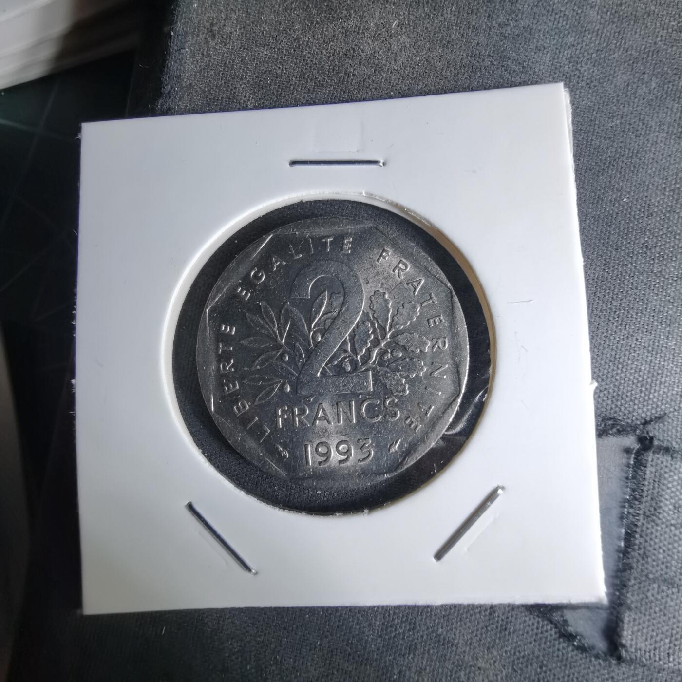 沼泽如烟--第1042场 法国1993年2法郎