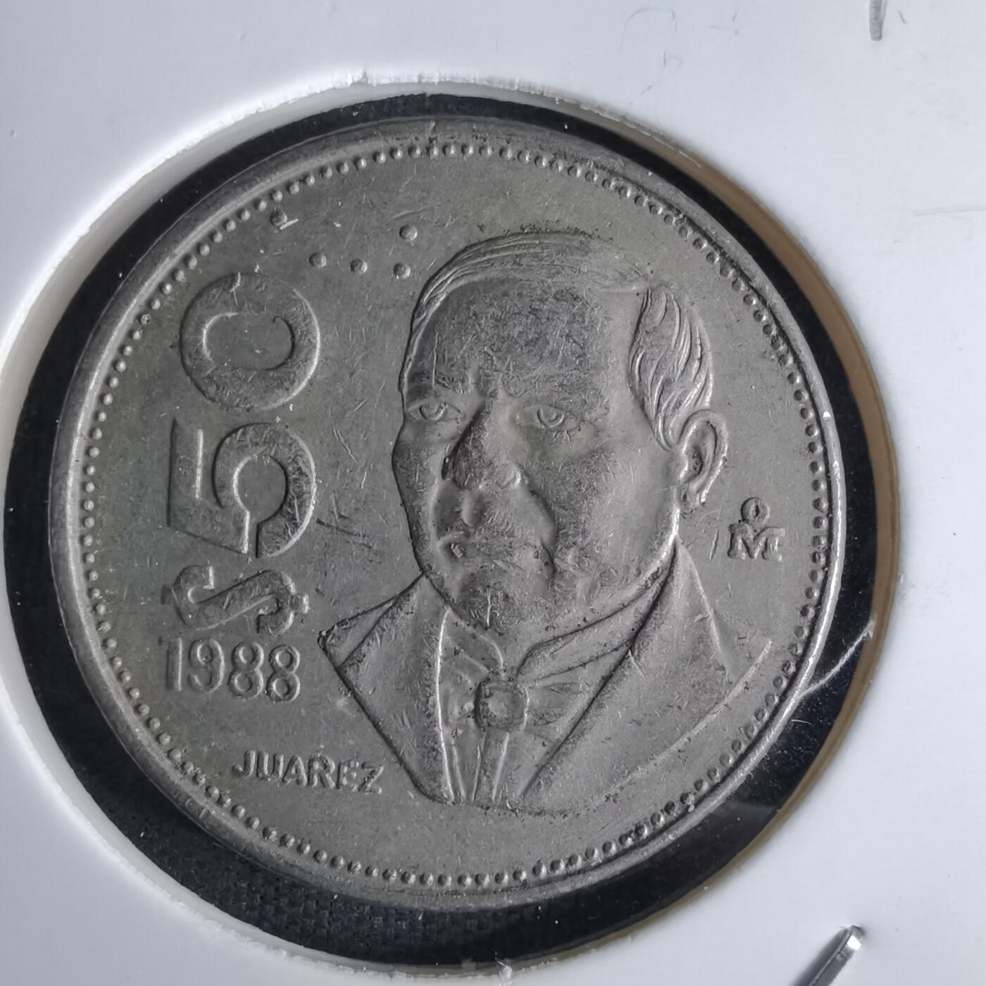 沼泽如烟--第1042场 墨西哥1988年50比索