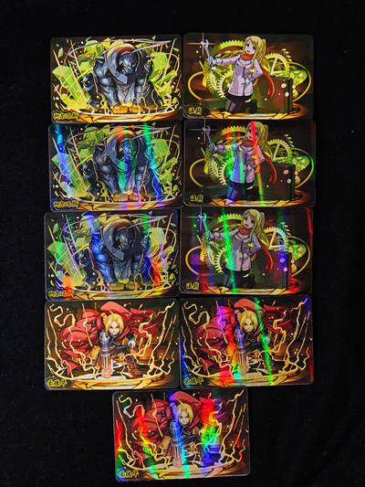 【持续收拍品】-琦卡当当铺～第40期★★~支持寄存★★~【9点40结束】扫码加群抽[包邮券]~ - 钢之炼金术师-彩闪-3个角色3宫-9张