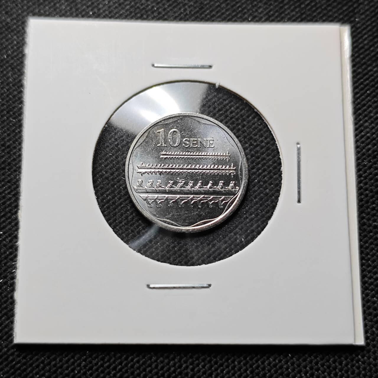 KK钱币收藏小铺  第414期 2月预留时间 周末发货 2011萨摩亚10分 