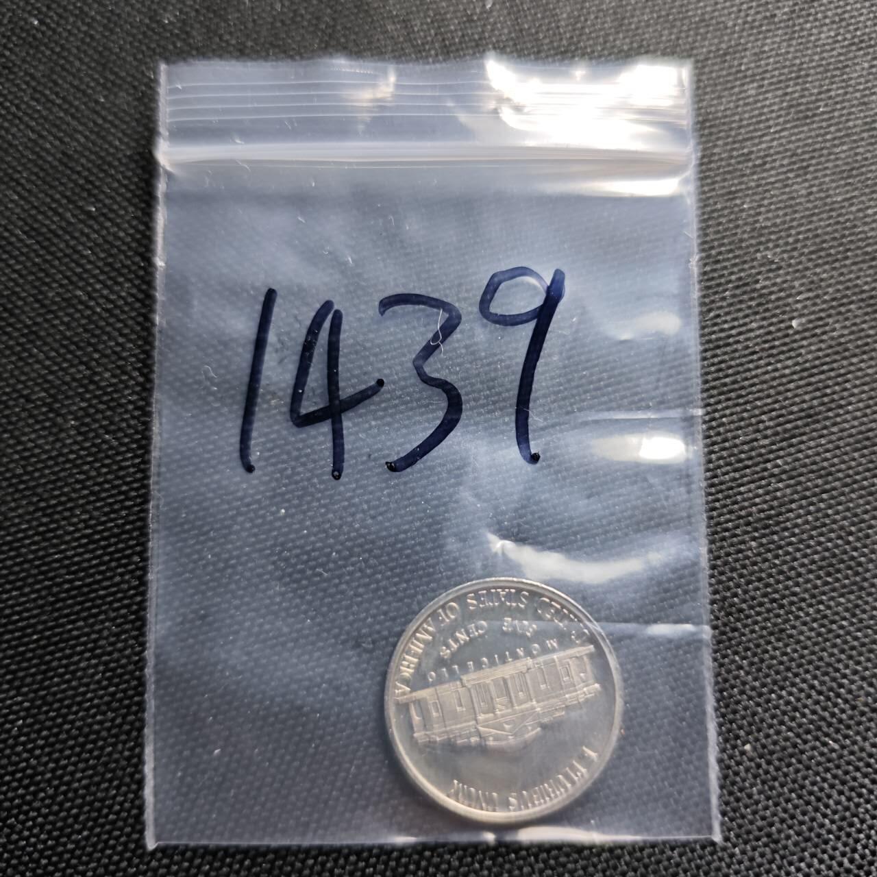 KK钱币收藏小铺  第414期 2月预留时间 周末发货 1983美国5分 精制币